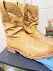 Tecovas Leather Stockton Ranch Roper Boots Mens Sz 12 Tan  Western