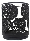 Bath   Body Works Monstera Black Metal One Single Wick Candle Holder Brand New