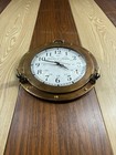 Nautical Antique Brass Ship Porthole Wall Home Decor 12 Inch Clock Porthole