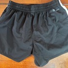 Adidas Kids Black Shorts With Gray Stripes