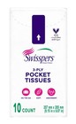 Swisspers 3-ply White Facial Tissues Pocket Purse Car Travel Small Tissue Pack
