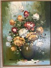 Mid Century Modern Maury Signed Original Oil Painting 11x 15
