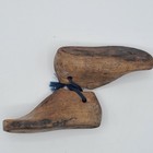 Vintage Pair Of Child s Wooden 5 Inch Shoe Forms Cobblers Mold