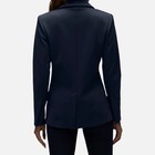 Hudson Collection Women s Navy Blue Tailored Blazer Jacket Size M