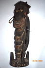 Orig  799 Papua New Guinea Hook Figure  Shells  Hair  1900s 20  Jean Laurant Est