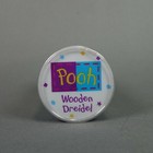 Rare Disney Winnie The Pooh Wooden Hanukkah Dreidel  Chanukah  Blue Tigger Kanga