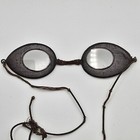Antique Civil War Era Artillery Cinder Eyeglasses Goggles 1860s Steel Wire Mesh