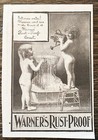 Warner s Rust-proof Corset Vtg C1900 Victorian Print Ad Naked Kids Bare Bottoms