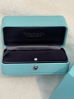 New Tiffany   co  Earrings Jewelry Case Empty Box Blue