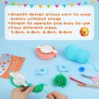 27 Pcs Pom Pom Maker Kit 4 Sizes For Fluff Ball Weaving With Yarn Scissor