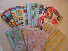 New Set Of 4 Cute Baby Burp Cloths 100  Cotton Flannel Free Shipping