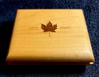       1989 Canada  5 Commemorative Maple Leaf 1oz  9999 Silver Proof Box Coa  x170 