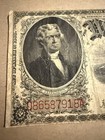 1917  2 Two Dollar Legal Tender Red Seal Large Size Currency Note Rare Nice 