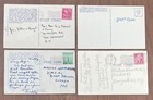 Vintage Stadium   Arena Postcard Lot X4 Ncaa Football   Hockey Harvard Stadium