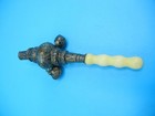 Antique English Silver Victorian Baby Rattle Whistle Teether