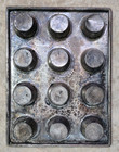 Chicago Metallic 552d Heavy Duty 12 Cup Muffin Cupcake Pan  12 1 2 X 16 1 2 