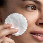 Cliganic Premium Cotton Rounds For Face  100 Count    Makeup Remover Pads  Hypoa