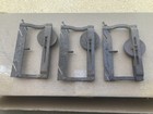 Set Of 3 Antique 1890   s Lanes Parlor Sliding Pocket Door Hangers