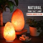 Himalayan Salt Lamp 5lbs Orange Natural Crystal Night Light With Dimmable Switch