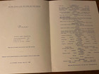 Vintage March 31  1958 S s  Homeric Cruise Ship Dinner Menu