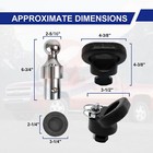New Oem Puck System 2-5 16  Ball Gooseneck Kit For Ram 2500 3500 38000 Lb 60638