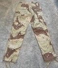 Military Army Marines Chocolate Chip Bdu Pants Small Regular Desert Camo  stain