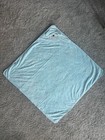 Light Blue Bear 0-6t Bath Towel Soft Hooded Highly Absorbent Bathrobe 30x30 In