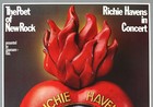 Richie Havens     Rare Vintage Original Munich 1972 Concert Poster   kieser  