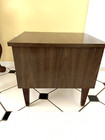 Vintage Sewing  Storage  Cabinet Formica   And Plywood Large Floor Model