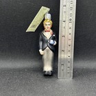 Old World Christmas Blonde Wedding Groom Glass Tree Ornament New With Tag