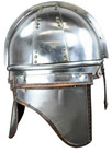 Medieval Steel Infantry Late Roman Ridge Helmet For Halloween