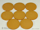 8 Bakelite Catalin Poker Chips Peachy Tangerine Evc Jewelry