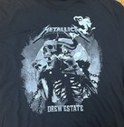 Metallica Blackened Drew Estate Shirt Cigar Bourbon Whiskey T-shirt 3xl New