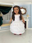 Civil War Historical Undergarments In White Cotton 4-pc Set For 18    Dolls