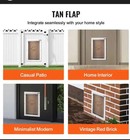 Petsafe Plastic Pet Door Medium Dog Cat Up To 40 Lbs Flap Size 8-1 8  X 12-1 4 