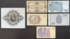 Sweden 100  2x10  2x5  1 Kronor Sveriges Riksbank Various Dates Circulated