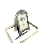 Vintage Marquis Collection Picture Frame Pewter Silver Roses 5x7
