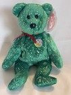 Ty    decade     Beanie Babies  green   10th Anniversary 2003   leg Oddity  