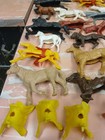 Big Lot 100 Pc Vintage Western Toy Plastic   Rubber Horses   Accessories Offers
