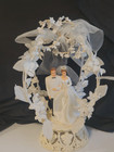 Vintage 1959 Coast Novelty Bride   Groom Wedding Cake Topper 9 5 