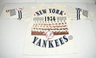 Vtg Mlb Shirt Size M Yankees 1956 World Series Champs Long Gone 1992 Made Usa