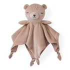 Cozy Bear Lovey For Baby  Soft Stuffed Animal   Security Blanket  Newborn Gift