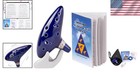 12-hole Ceramic Zelda Ocarina With Songbook   Protective Bag - Play Like Link