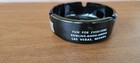 Vintage Showboat Casino Hotel  Black Glass Ashtrays Las Vegas  Nevada Barware