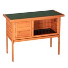 Elevated Wooden Rabbit Hutch Chicken Coop Hen House Poultry Hutch Backyard Cage