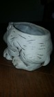 Vintage Bulldog Ceramic Planter   Vase -  Puppy Dog