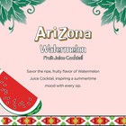 Arizona Watermelon   Fruit Juice Cocktail   22 Fl Oz  12 Pack  Free Shipping