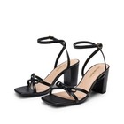Women Heel Sandals Adjustable Ankle Strap Wedding Prom Party Formal Dress Shoes