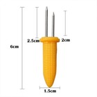 10pcs Corn Holders Stainless Steel Corn On The Cob Skewers Bbq Prongs Forks Uk