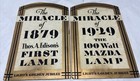 Vintage Light s Golden Jubilee Light Bulb W  Box   Signs 1929 Thomas Edison